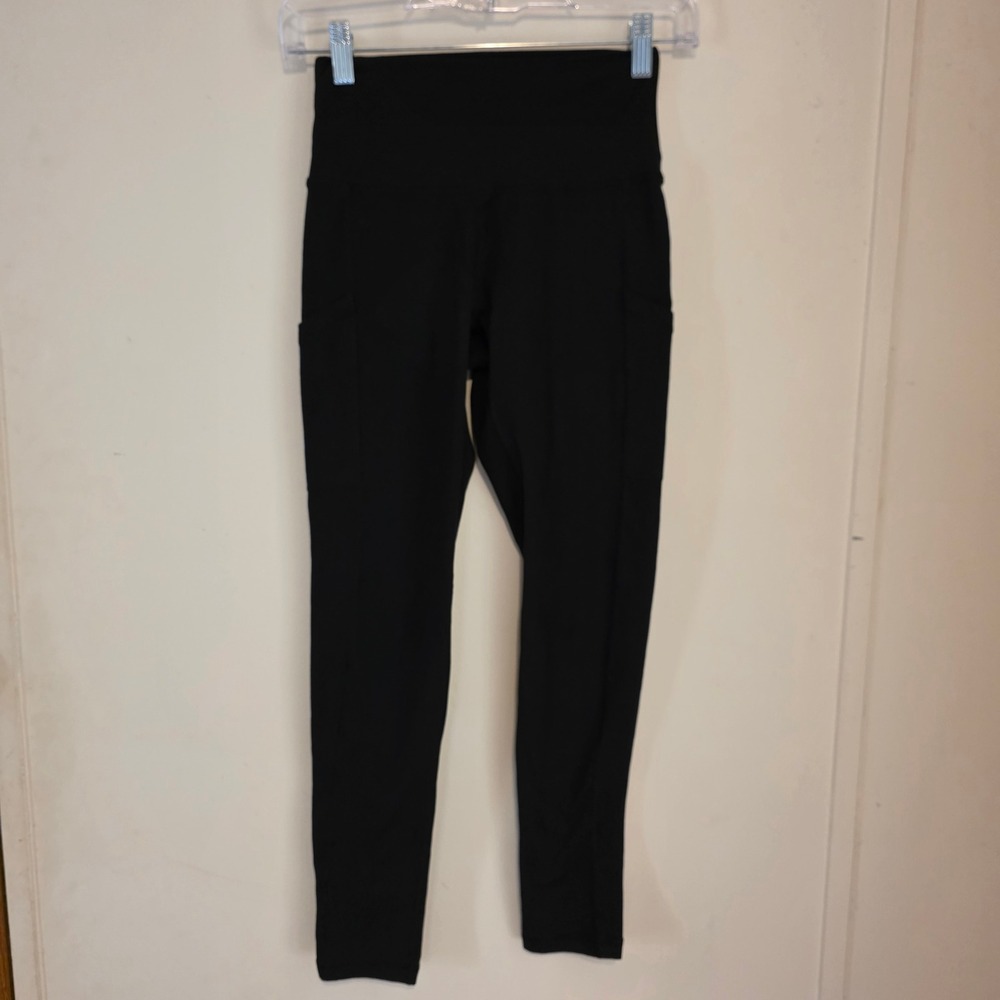 Aerie The Hugger Womens High Rise Legging Size Small Pockets Athletic Workout
